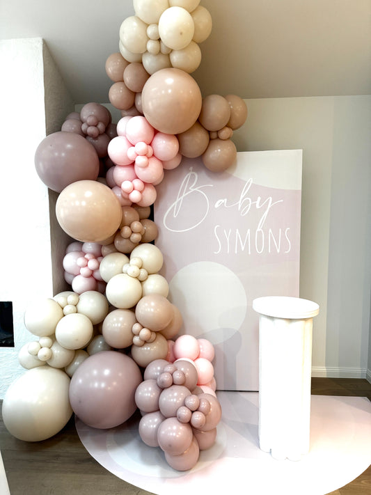 Balloon Garland & Backdrop  | Option 1 |  Package
