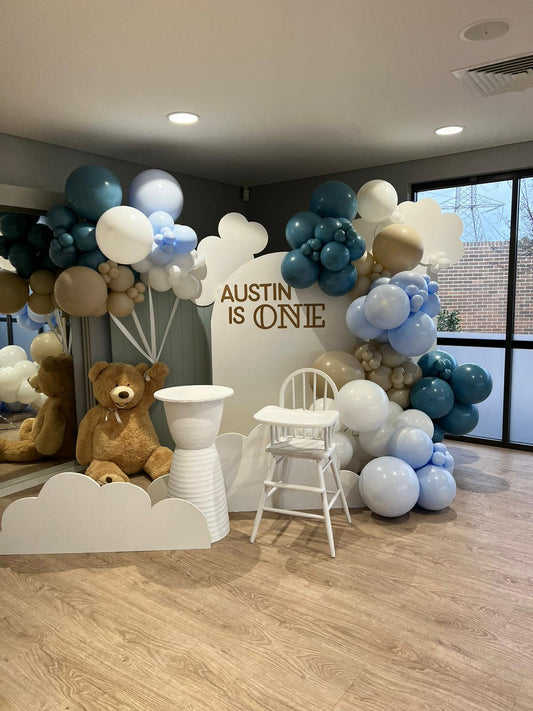 Teddy & Clouds | Balloon Garland Package