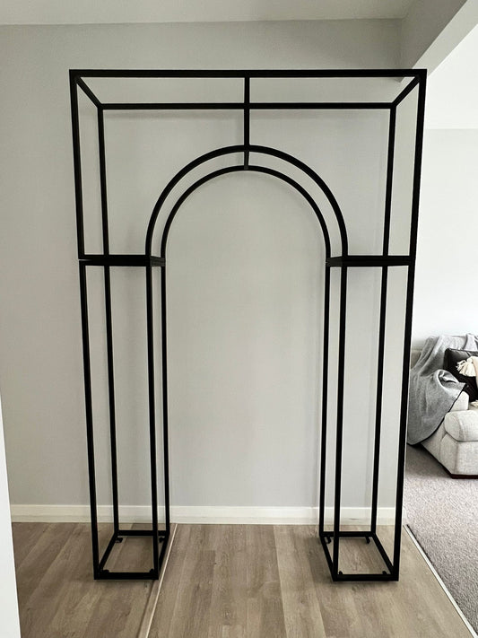 Open square arch frame